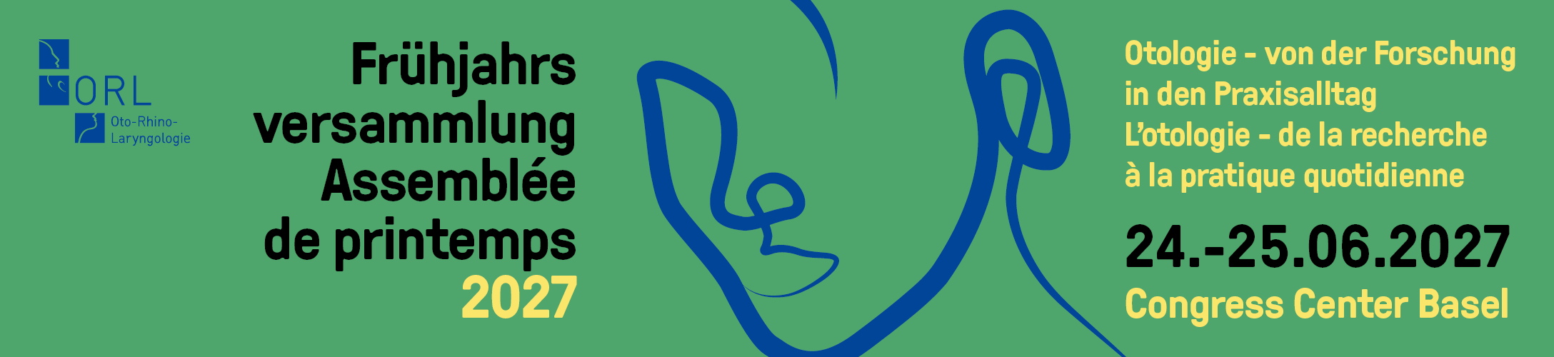 Header Banner für die Konferenz: SGORL Frühjahrsversammlung 2027. Diese geht vom 24. Juni 2027 bis 25. Juni 2027.
